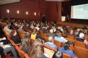 Robin Raskin, founder of Living in Digital Times, speaks to the crowd at HVEDC’s Next Big Thing: Digital Health.