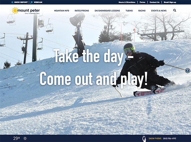 New York’s Oldest Operating Ski Area Launches All-New Website