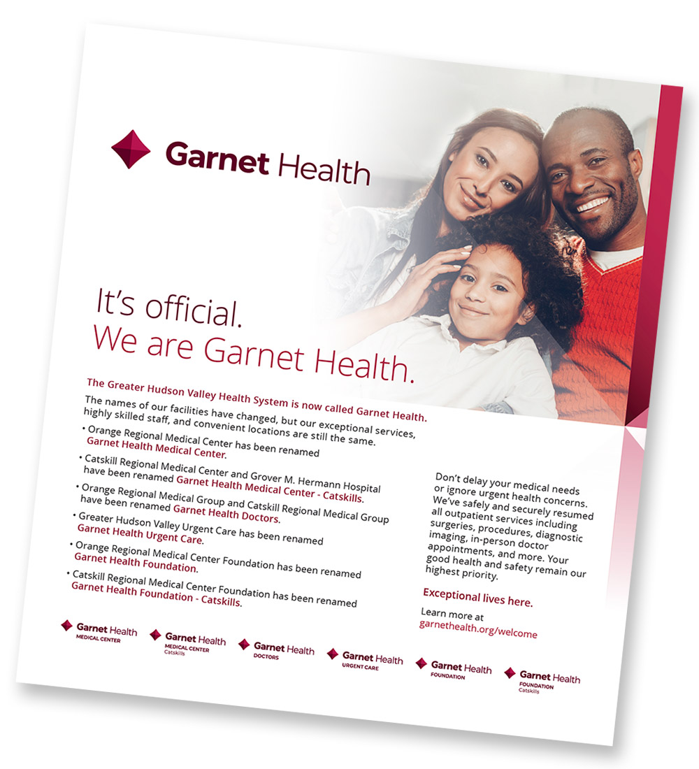 Garnet Health - It's Official Ad
