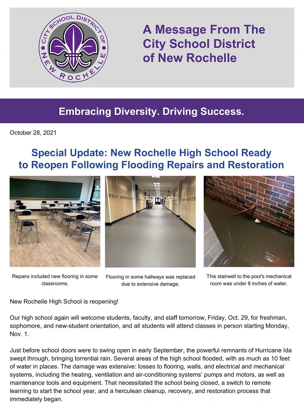 CSD New Rochelle Communications